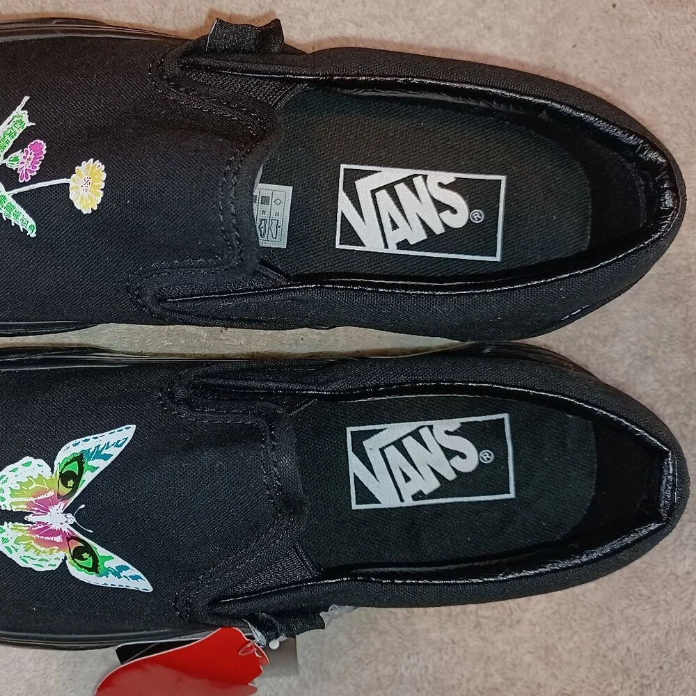 Vans Men's 5/Women's 6.5 Slip On Stackform Morph Glow Blackout VN0A7Q5R10J